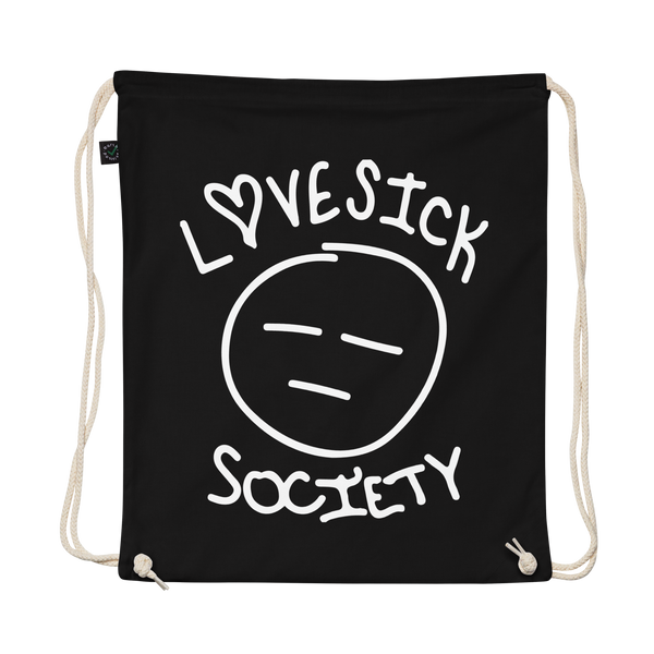 LoveSick Society Drawstring Bag